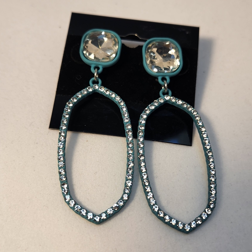 Elegant Crystal Drop Earrings